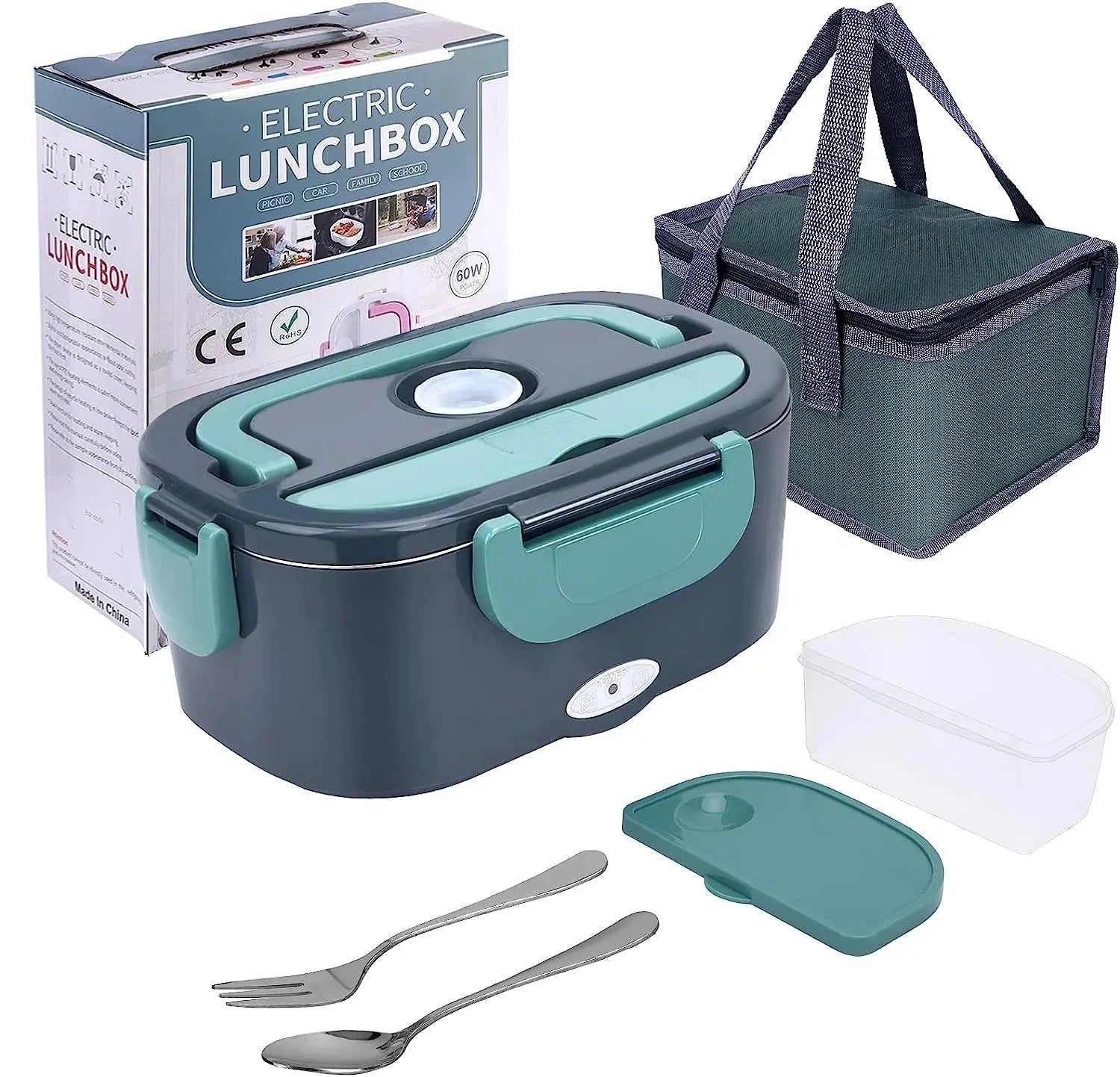 Boîte à déjeuner chauffante électrique portable