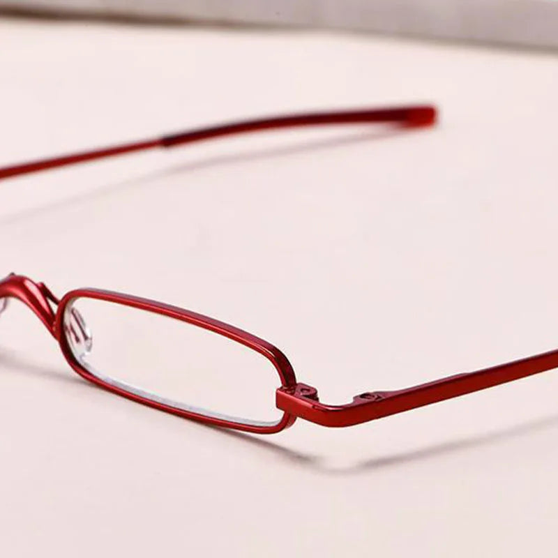 Lunettes de Lecture ULTRA SLIM Anti-Lumière Bleue Compactes & Portables – Étui Ultra-Léger avec Pince de Poche