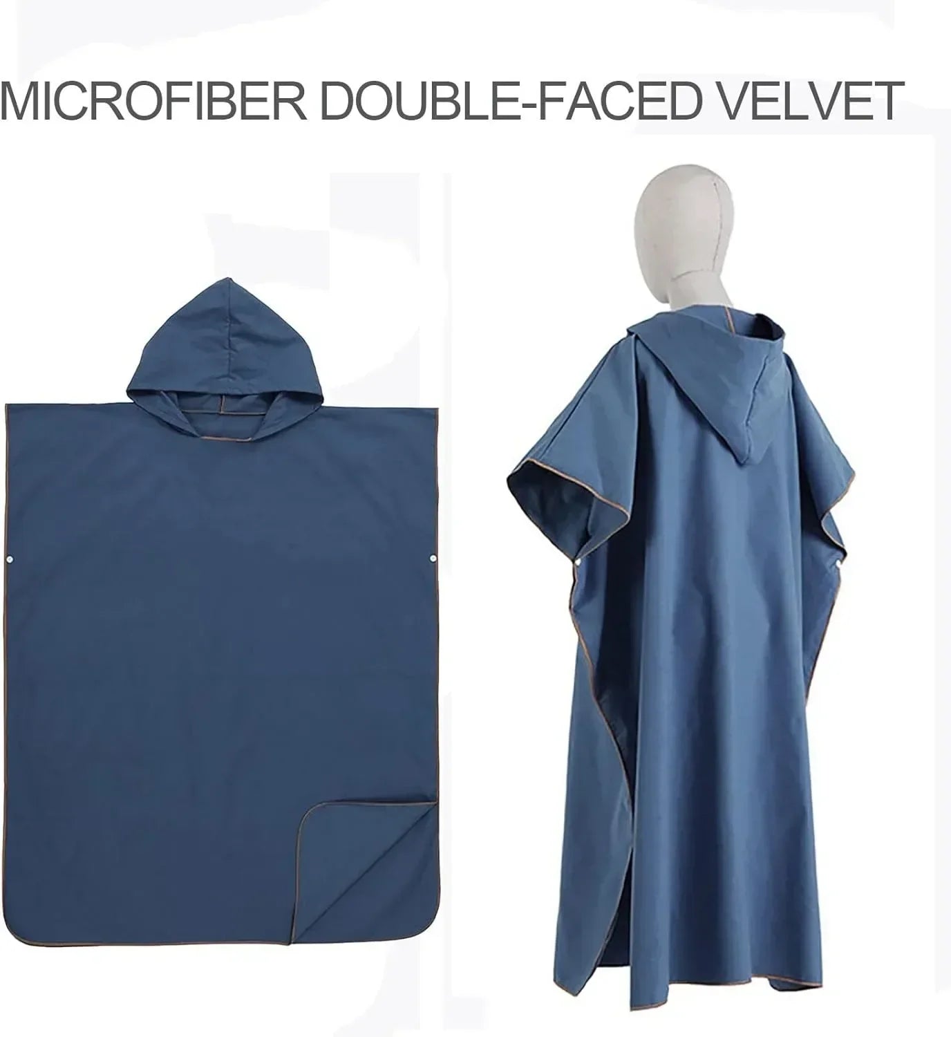 Poncho de Plage à Séchage Rapide