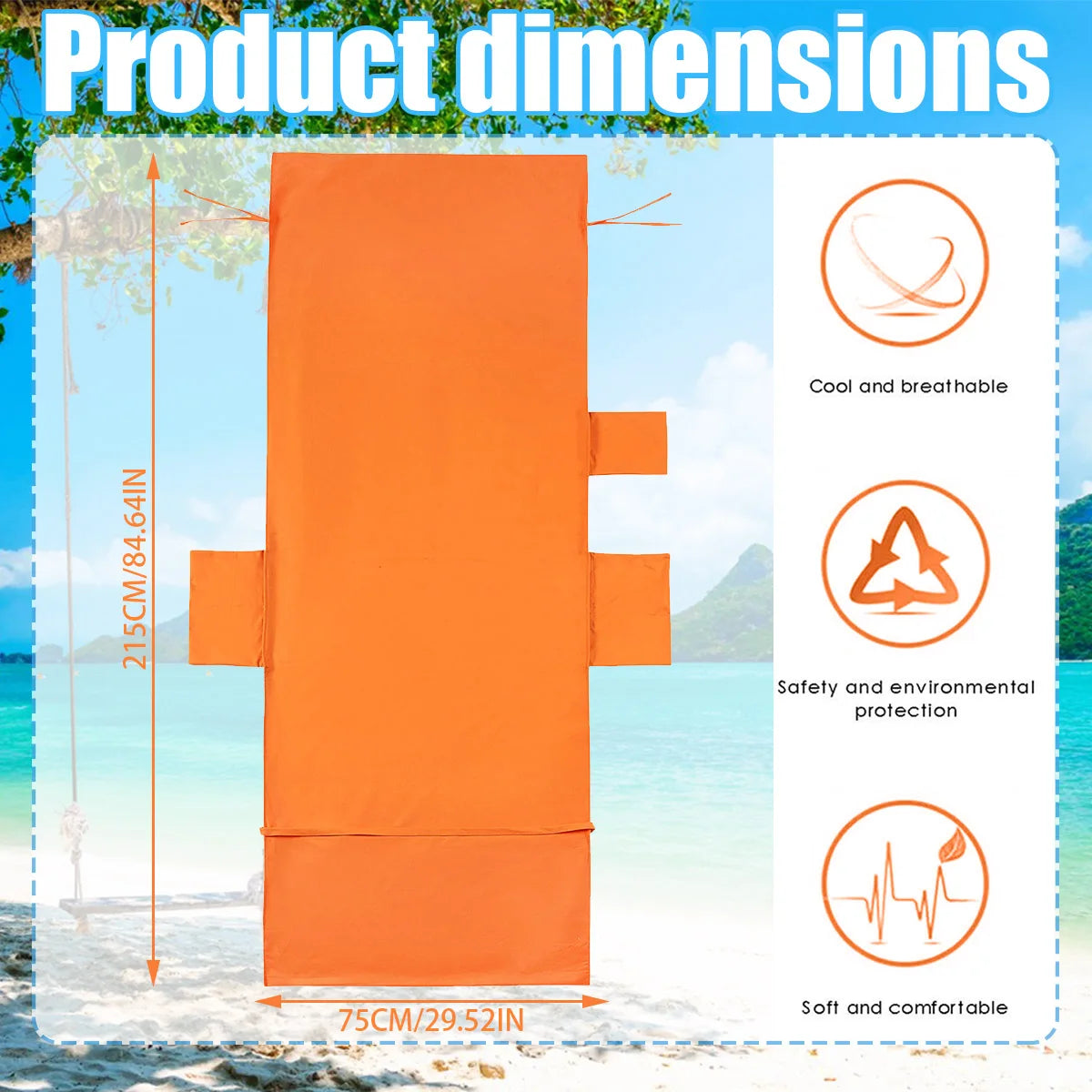 Serviette en microfibre pour transat