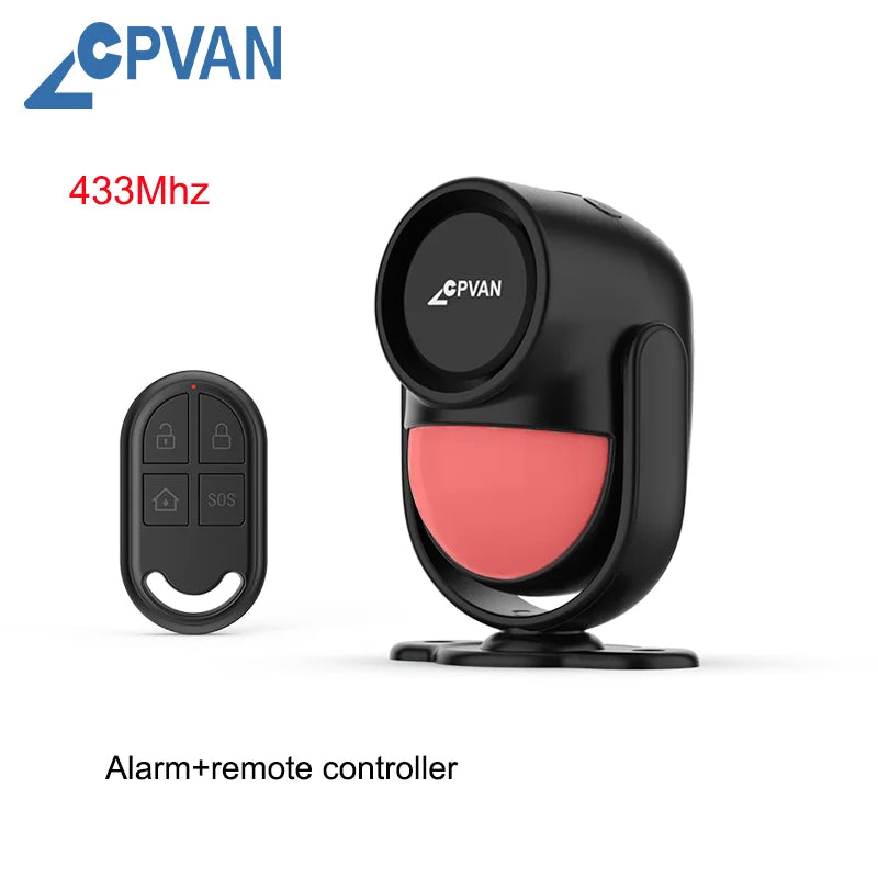 Alarme Anti-Cambriolage Sans Fil à Détecteur de Mouvement - Télécommande