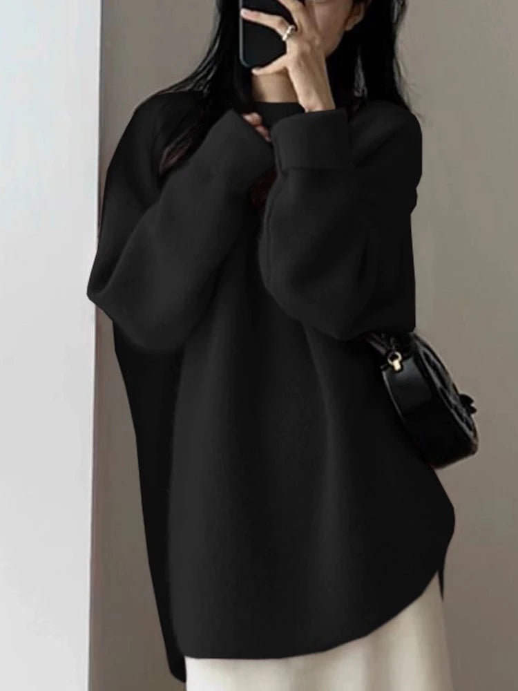 Pull en tricot moelleux