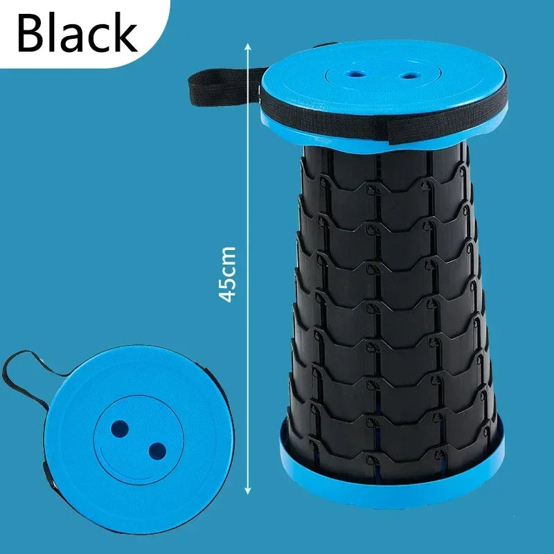 Tabouret Télescopique Réglable – Léger & Pliable