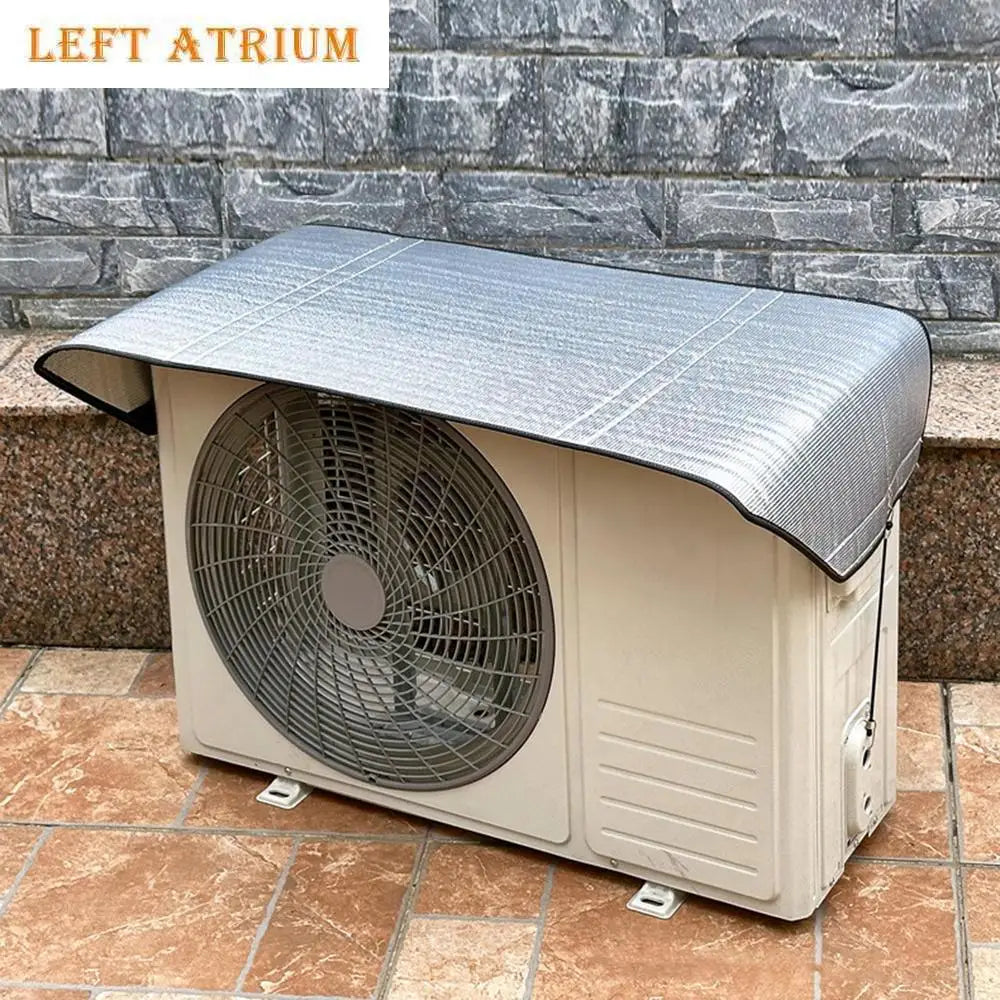 Lot de 2 Housses de Protection pour Climatiseur Extérieur – Étanches, Anti-Poussière et Anti-Pluie pour Unité AC