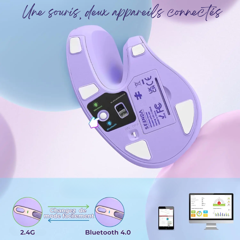 Ergonomic Wireless Pain-Relief Mouse