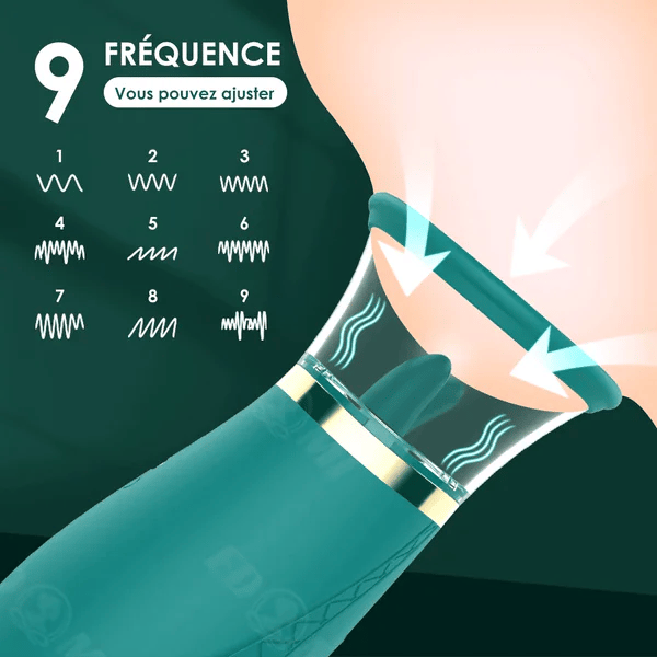 Stimulant clitoridien 2 en 1