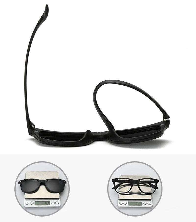 Lunettes de Soleil Polarisées Magnétiques 6 en 1