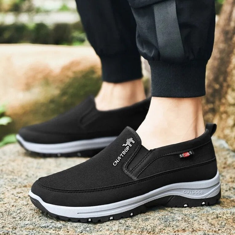 Mocassins décontractés et souples en maille