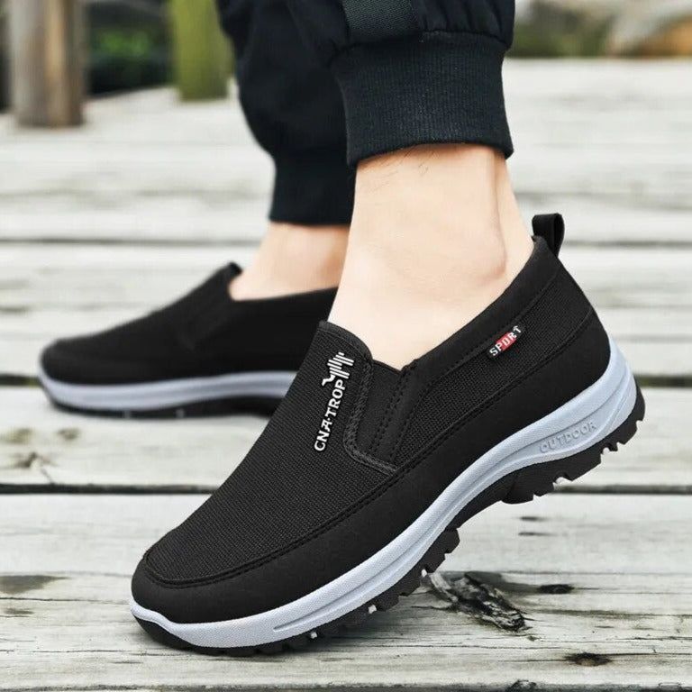 Mocassins décontractés et souples en maille