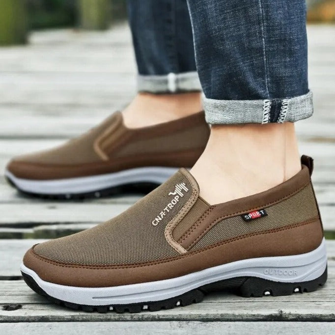 Mocassins décontractés et souples en maille