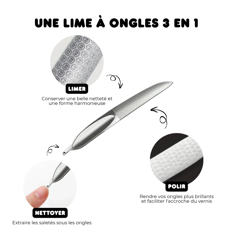 Ensemble de Coupe-ongles pour Ongles Incarnés - 4PCS