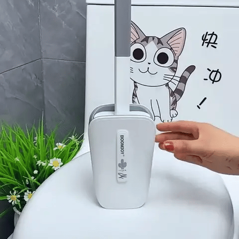 Brosse de Toilettes Anti Bactérienne Révolutionnaire