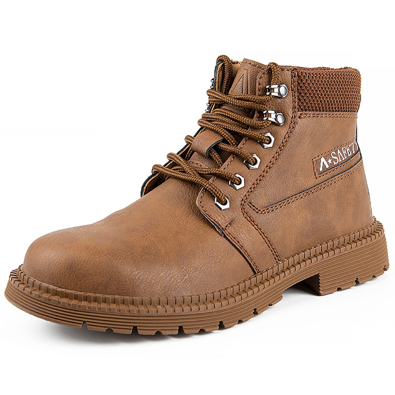Bottes Rangers à lacets embout renforcé en Cuir
