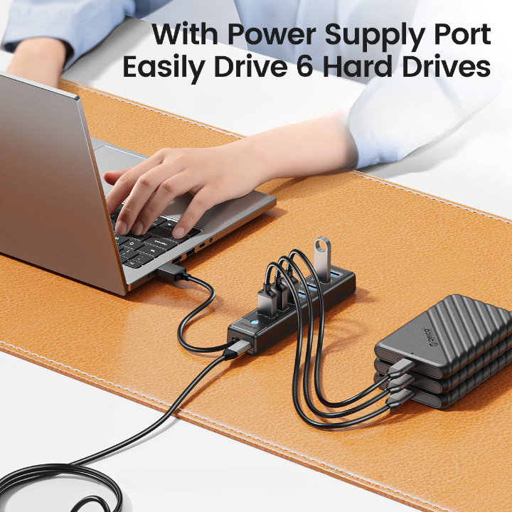 Multiprise 7 ports USB