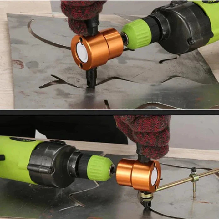 Grignoteuse à métal à double lame