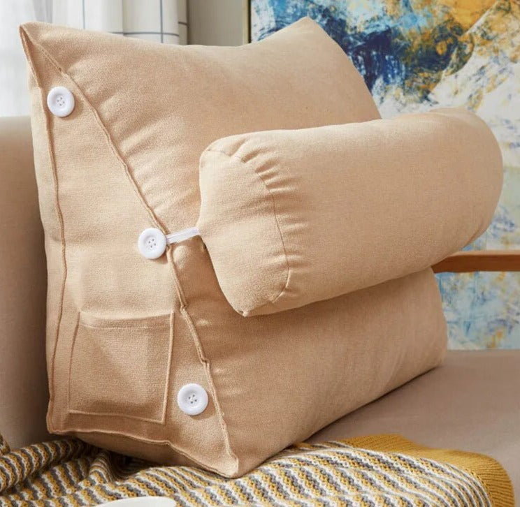 Coussin de Lecture Triangulaire