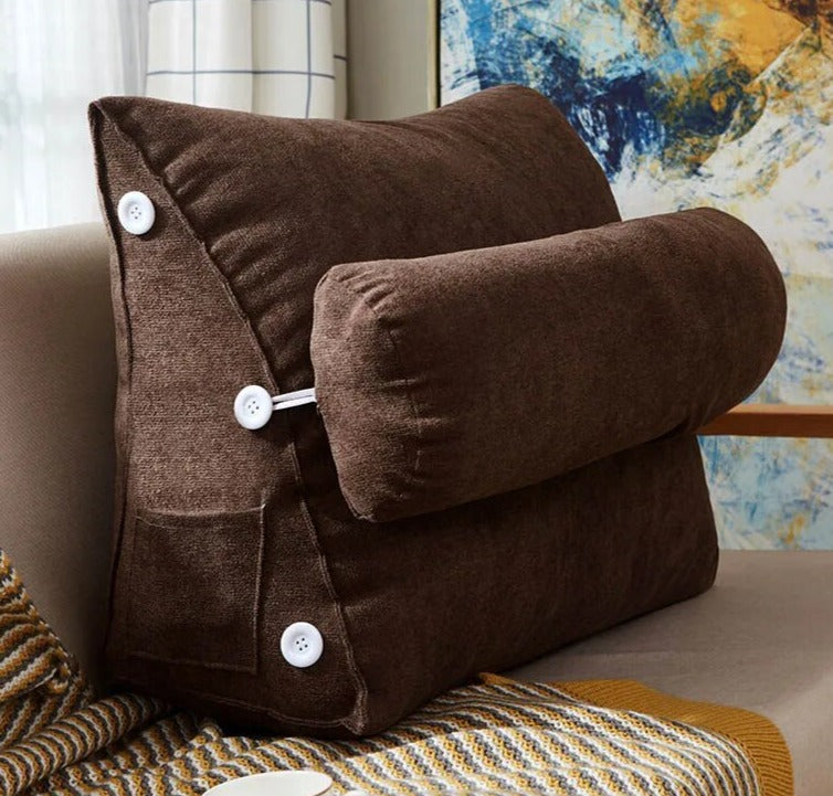 Coussin de Lecture Triangulaire