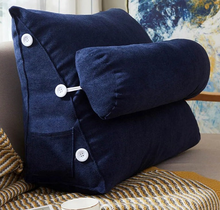 Coussin de Lecture Triangulaire