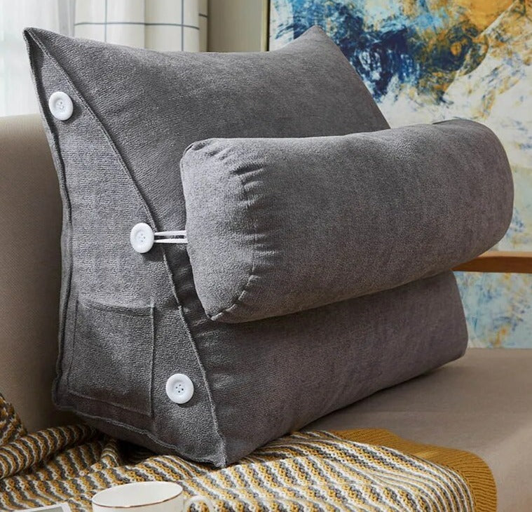 Coussin de Lecture Triangulaire