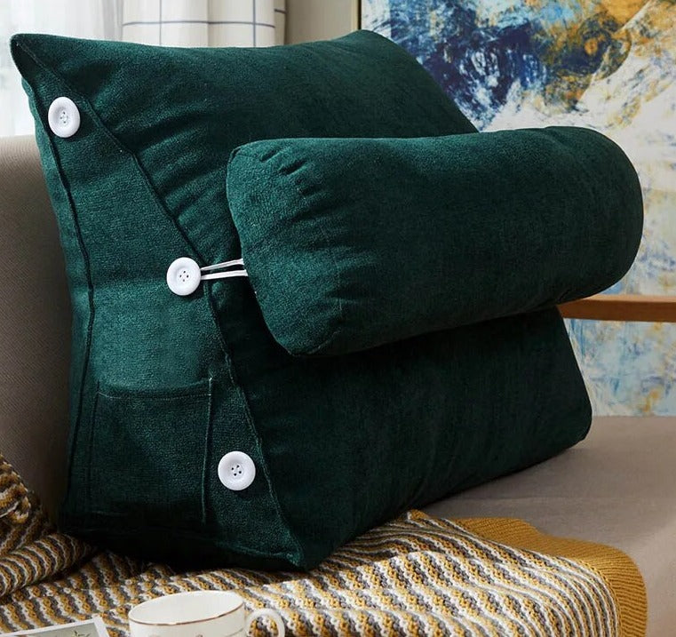 Coussin de Lecture Triangulaire