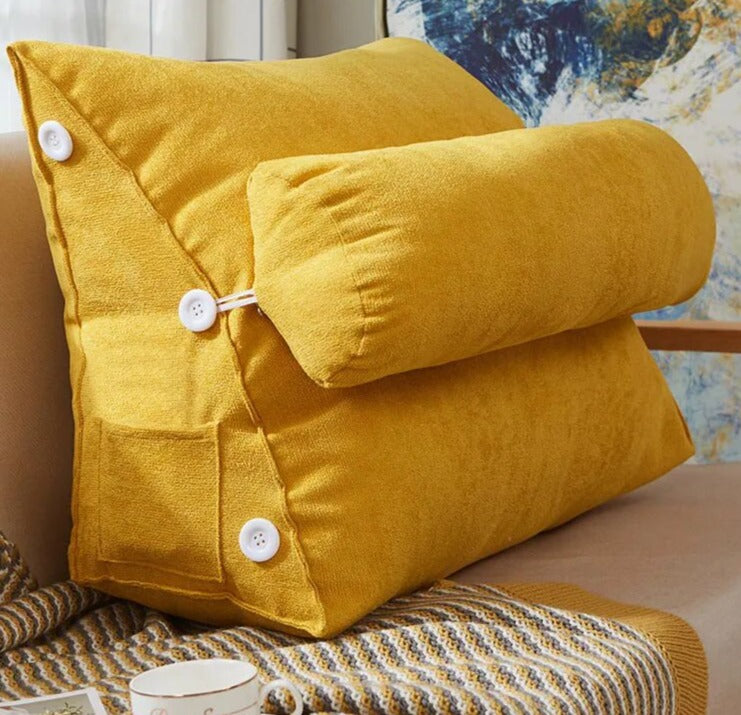 Coussin de Lecture Triangulaire
