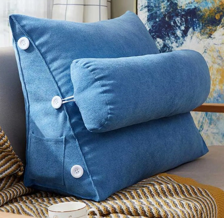 Coussin de Lecture Triangulaire