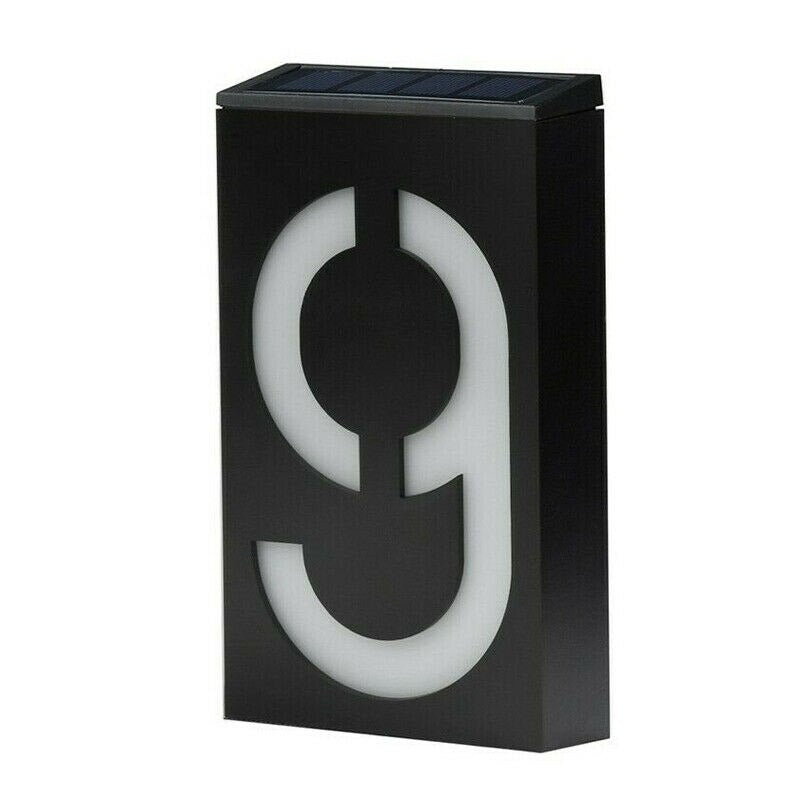 Numéro de maison solaire