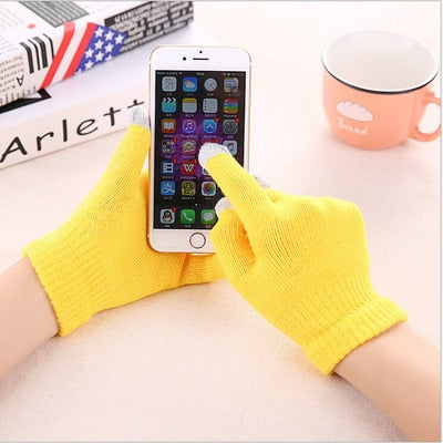 Gants en Laine Tactiles