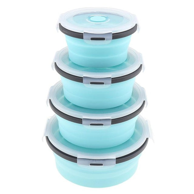 Lot de 4 Tupperwares Rétractables