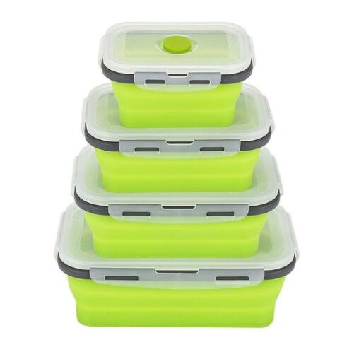 Lot de 4 Tupperwares Rétractables