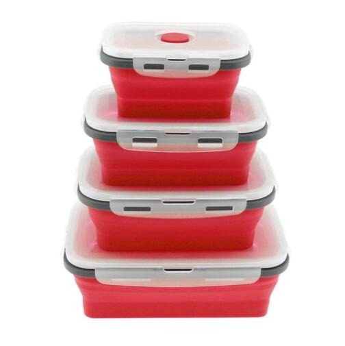 Lot de 4 Tupperwares Rétractables