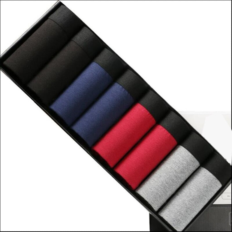 NOUVEAU - Lot de 8 boxers respirants en coton