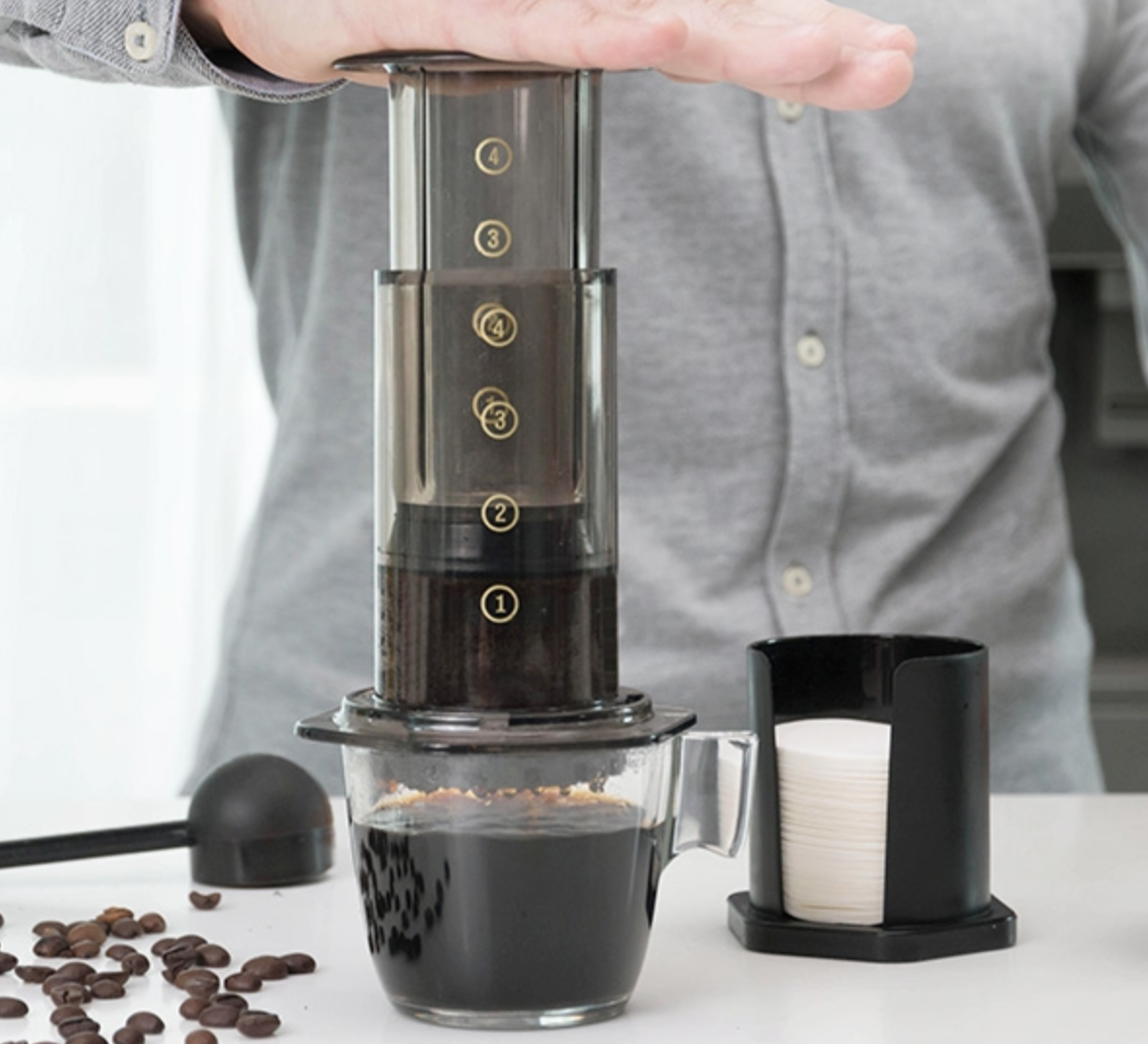 Cafetière à Pression Manuelle