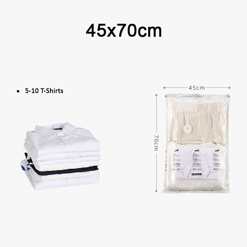 2x Sac gain de place compressé