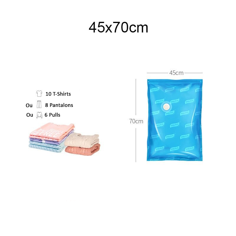 2x Sac gain de place compressé