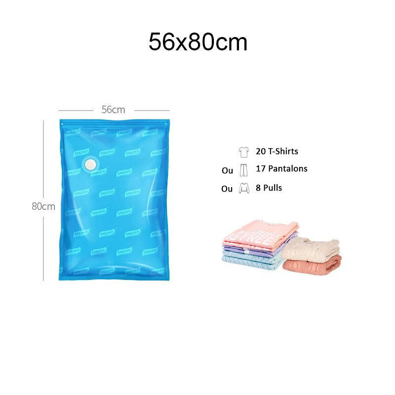 2x Sac gain de place compressé