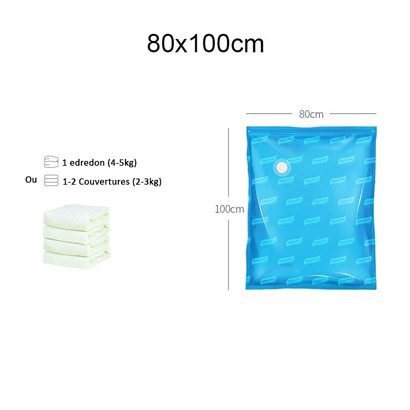 2x Sac gain de place compressé