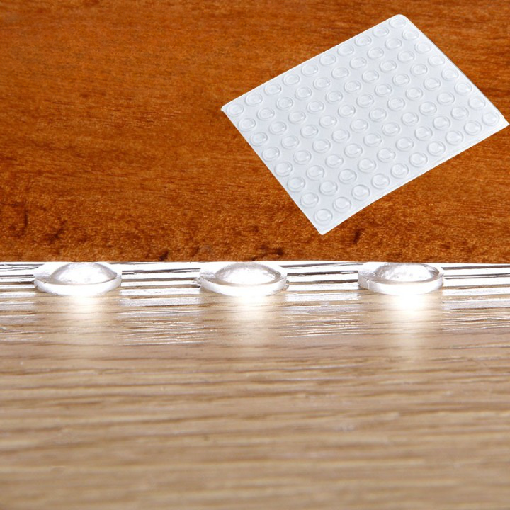 Butées de Porte Auto-Adhésif en Silicone