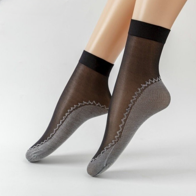 Lot de 4 Bas Transparents et Antidérapant