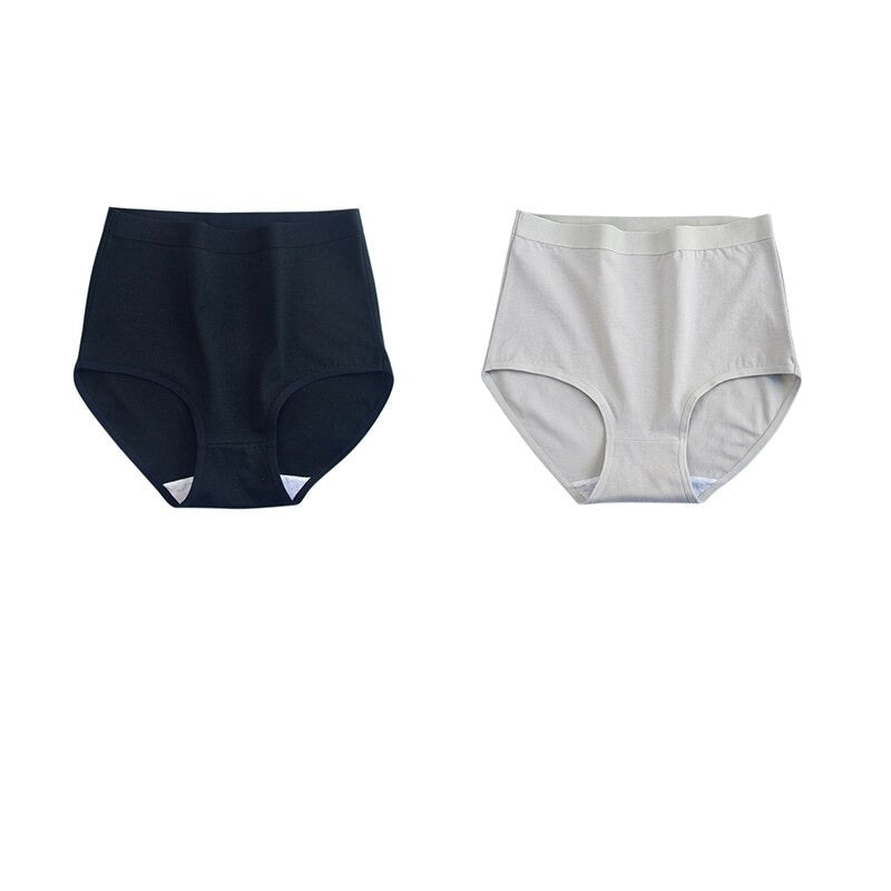 Lot de 2 Culottes Hautes en Coton