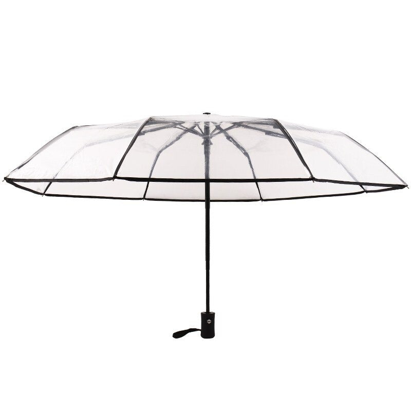 Parapluie de poche transparent