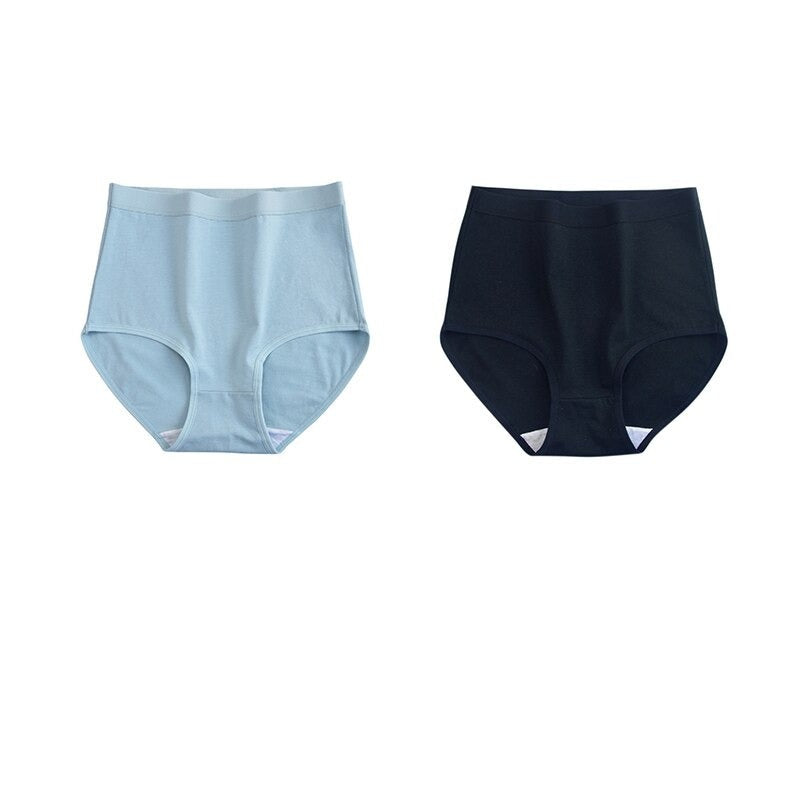 Lot de 2 Culottes Hautes en Coton