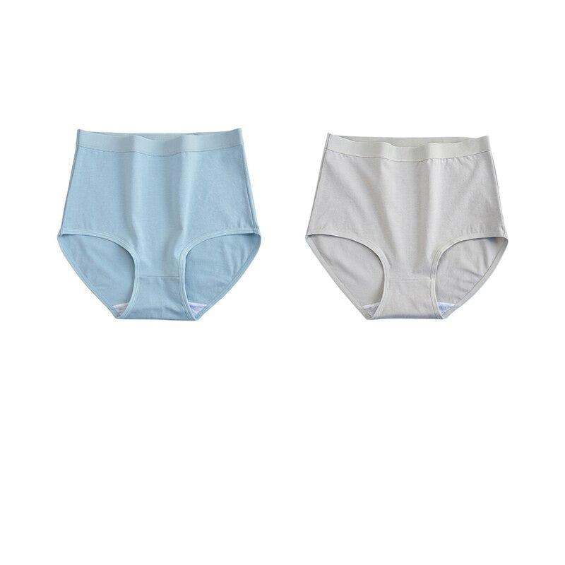 Lot de 2 Culottes Hautes en Coton