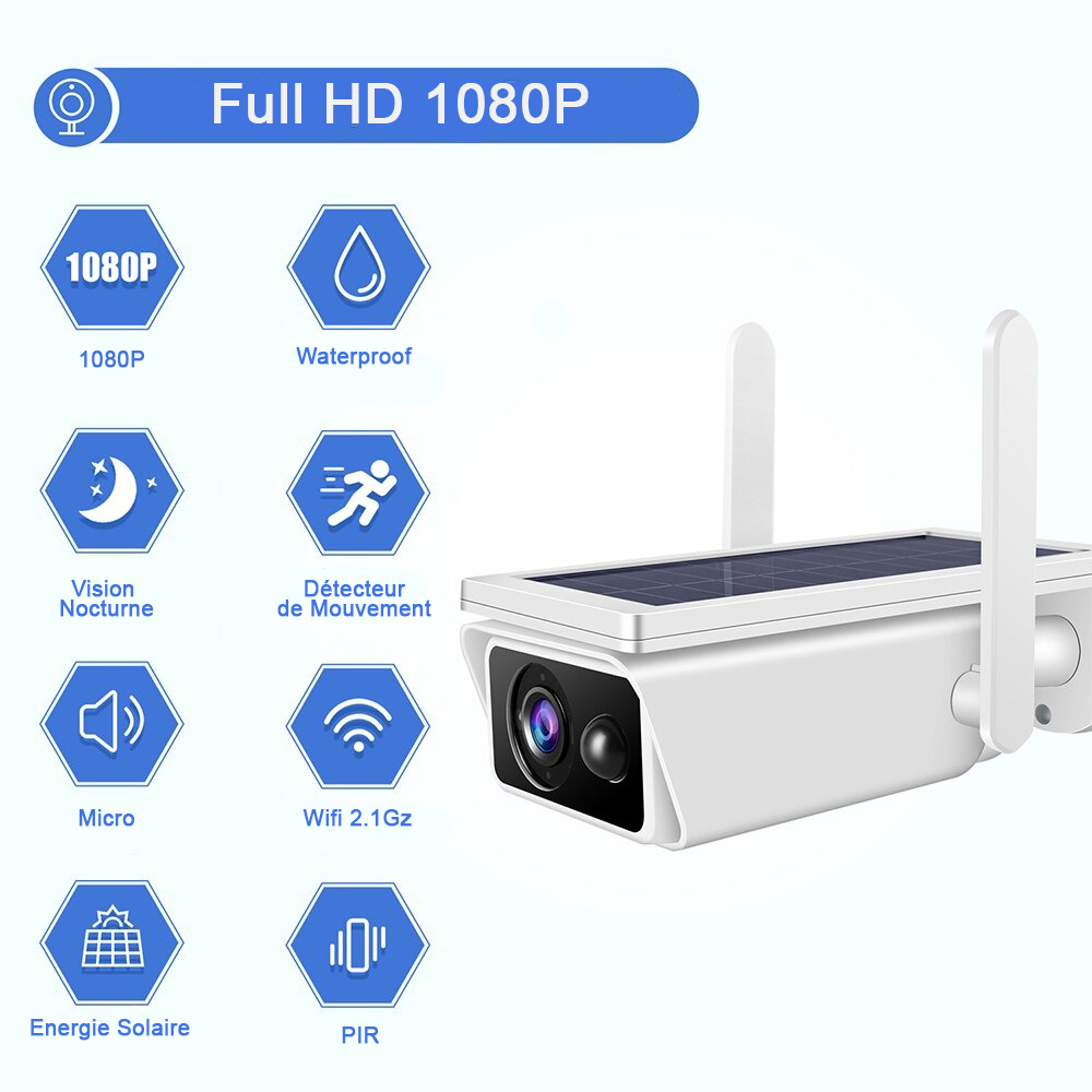 Nouvelle Caméra Solaire + Carte SD 32 Giga
