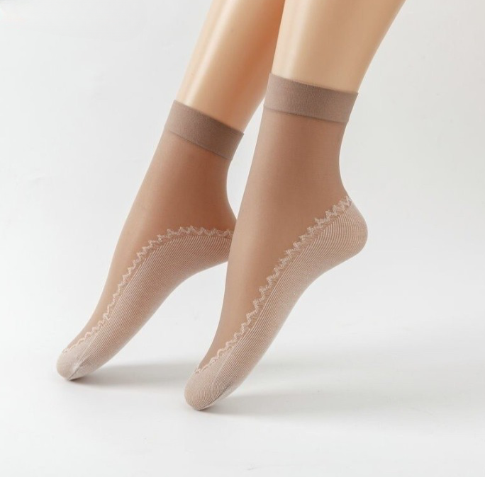 Lot de 4 Bas Transparents et Antidérapant