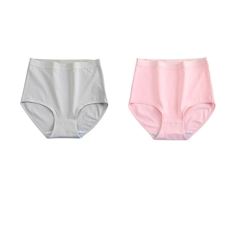 Lot de 2 Culottes Hautes en Coton