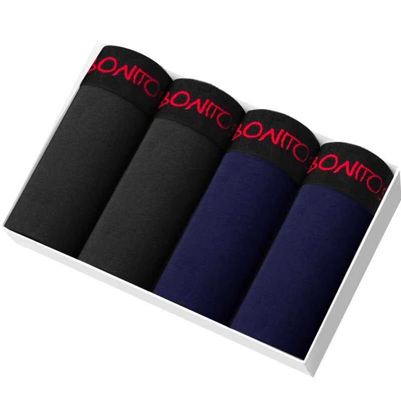 Lot de 4 Caleçons 95% Coton