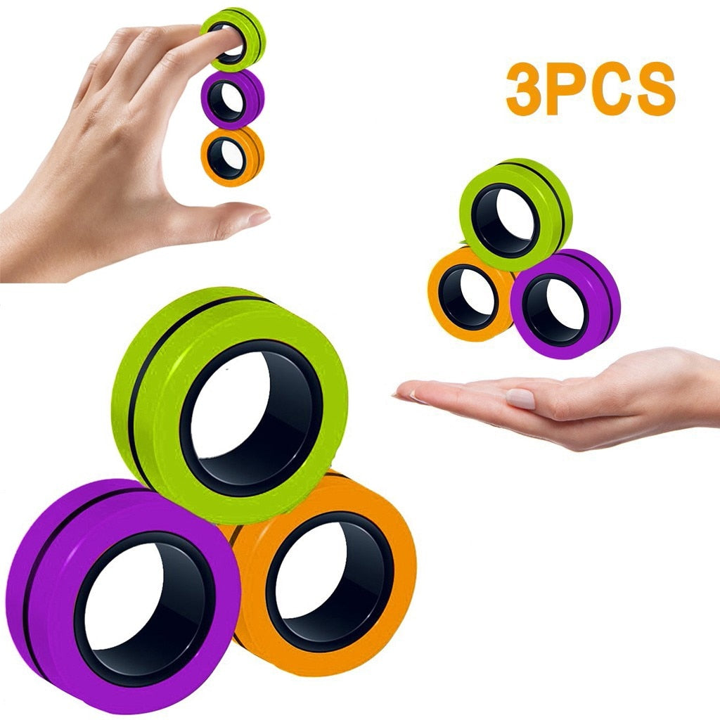 Magnetic circles anti stress