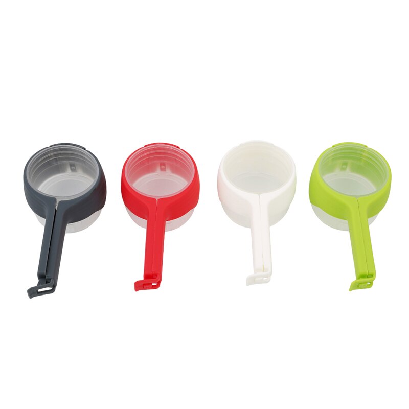 TOP VENTE I Lot de 4 pinces hermétiques avec bouchon doseur