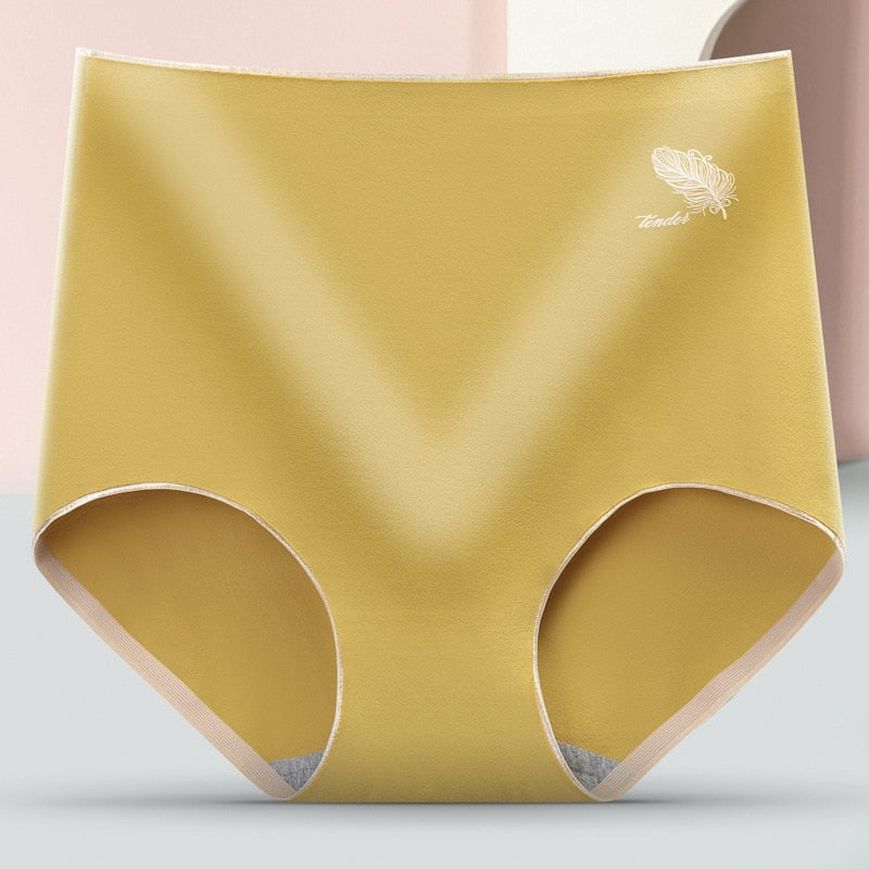 Culottes Hautes en Coton Sans Coutures